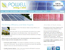 Tablet Screenshot of powellenergyandsolar.com